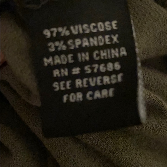 Forest green dress Size Large - Picture 5 of 6